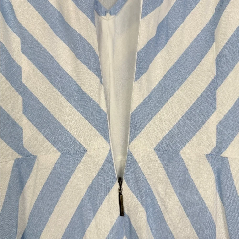 Linen & Cotton blend Kate Spade Pink Label White Fabric